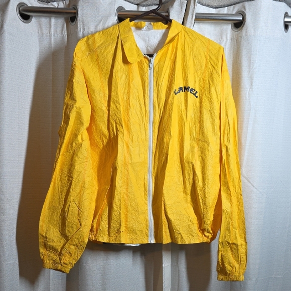Camel Other - Camel Cigarette Promo Yellow Zip-Up Jacket
